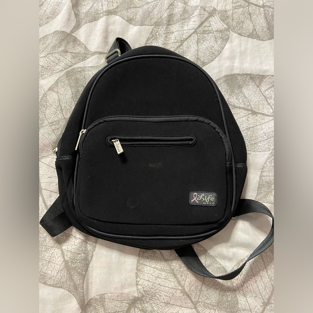 #6- Life by CLC Black Neoprene Backpack